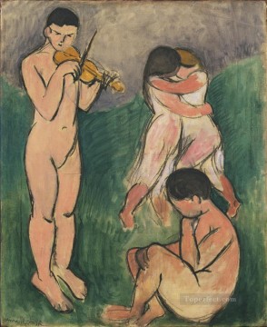 Henri Matisse Painting - Music Sketch nude abstract fauvism Henri Matisse
